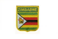 Aufnäher Simbabwe / Zimbabwe Schrift oben