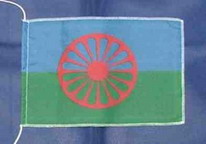 Tischflagge Sinti und Roma