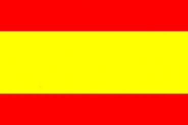 Tischflagge Spanien 10x15cm mit Ständer Tischfahne Miniflagge