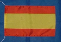 Tischflagge Spanien ohne Wappen