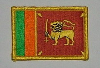 Aufnäher Sri Lanka