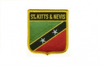 Aufnäher St. Kitts & Nevis Schrift oben