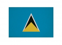 Aufnäher Patch St Lucia Aufbügler Fahne Flagge