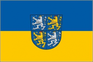 Tischflagge Stadtverband Saarbrücken 10x15cm mit Ständer Tischfahne Miniflagge