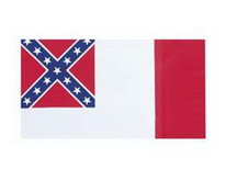 Flagge Fahne Südstaaten 3rd Confederate (1865) Flagge 90x150 cm