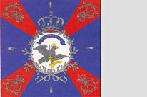 Flagge Fahne Standarte Preußen Preussen Rot - blau - Limitierte Auflage