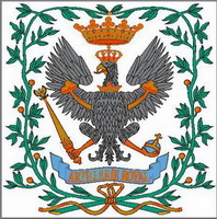 Flagge Fahne Standarte Artilleriefahne aus der Regierungsperiode König Friedrich I von Preußen
