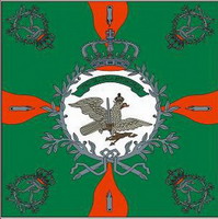 Flagge Fahne Standarte Gewöhnliche Fahne des Königlich Preußischen Infanterie Regiments