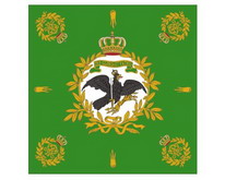 Flagge Fahne Standarte des Infanterie-Regiments Preußen
