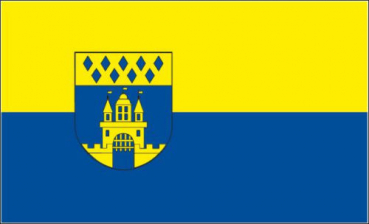 Tischflagge Steinfurt Westfalen 10x15cm mit Ständer Tischfahne Miniflagge