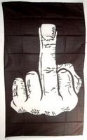 FLagge Fahne Stinkefinger Fuck Off  90x150 cm