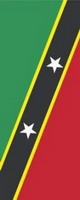 Bannerfahne St. Kitts & Nevis Premiumqualität