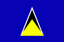 Flagge Fahne St. Lucia 90x150 cm