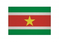 Aufnäher Patch Surinam Aufbügler Fahne Flagge
