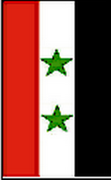 Flagge Fahne Hochformat Syrien