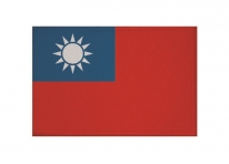Aufnäher Patch Taiwan Aufbügler Fahne Flagge
