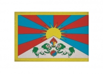 Aufnäher Patch Tibet Aufbügler Fahne Flagge