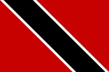 Flagge Fahne Trinidad 30x45 cm Stockflagge Hohlsaum