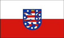 Flagge Fahne Thüringen 90x150 cm