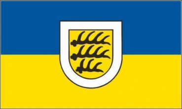 Tischflagge Tuttlingen 10x15cm mit Ständer Tischfahne Miniflagge