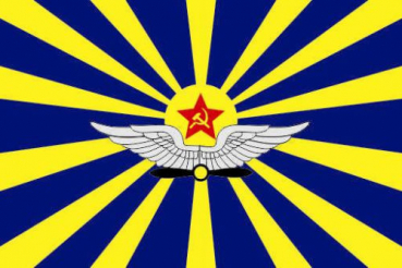 Tischflagge UdSSR Luftwaffe 10x15cm mit Ständer Tischfahne Miniflagge