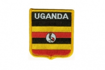 Aufnäher Uganda Schrift oben