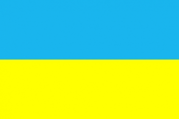 Tischflagge Ukraine 10x15cm mit Ständer Tischfahne Miniflagge