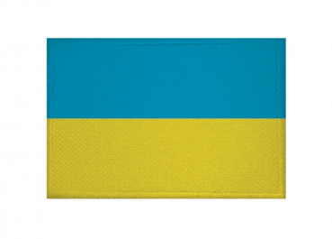 Aufnäher Patch Ukraine Aufbügler Fahne Flagge