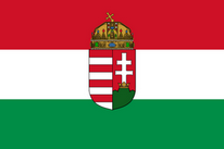 Riesen Flagge Fahne Ungarn mit Wappen