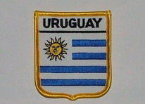 Aufnäher Uruguay Schrift oben