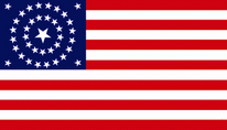 Flagge Fahne USA 1877 - 38 Sterne 90x150 cm