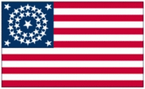 Flagge Fahne USA 34 Sterne   90x150 cm