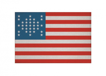 Aufnäher Patch USA 33 Sterne Aufbügler Fahne Flagge
