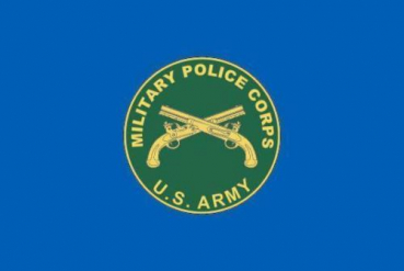 Tischflagge US Military Police 10x15cm mit Ständer Tischfahne Miniflagge