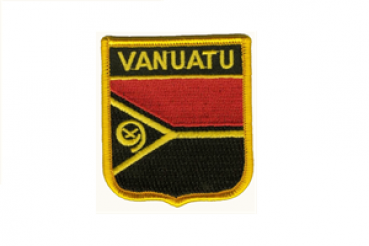 Aufnäher Vanuatu Schrift oben