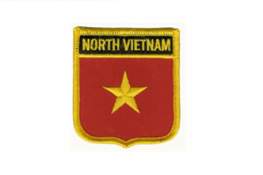 Aufnäher Vietnam / North Vietnam Schrift oben