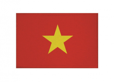 Aufnäher Patch Vietnam Aufbügler Fahne Flagge