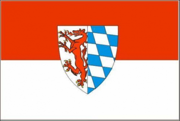 Tischflagge Vilsbiburg 10x15cm mit Ständer Tischfahne Miniflagge