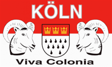Flagge Fahne Viva Colonia Köln Karneval Fasching