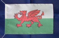 Tischflagge Wales