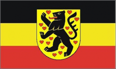 Tischflagge Weimar 10x15cm mit Ständer Tischfahne Miniflagge