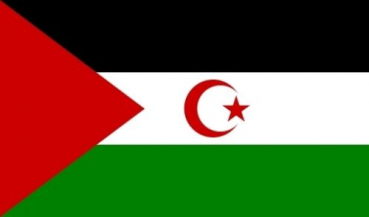 Tischflagge Western Sahara 10x15cm mit Ständer Tischfahne Miniflagge