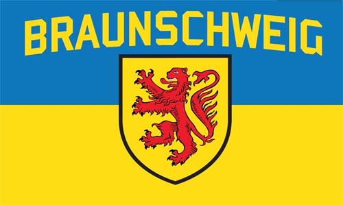Löwe Strahlen Braunschweig Große Fahne 90x150 cm Auch toll für Fans BS#1 