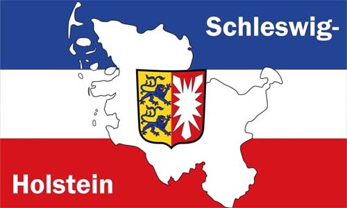 Tischfahne Schleswig Holstein 10 x 15 cm Fahne Flagge 
