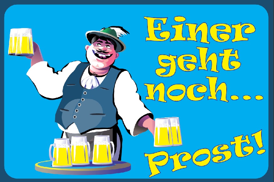 Fahne Bier mit Prost Flagge Biertrinker Hissflagge 90x150cm 