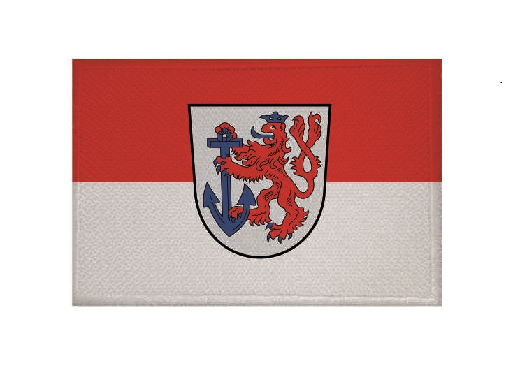 NRW Wappen Düsseldorf Deutschland Flagge BRD Patch Aufnäher Aufbügler 0631 