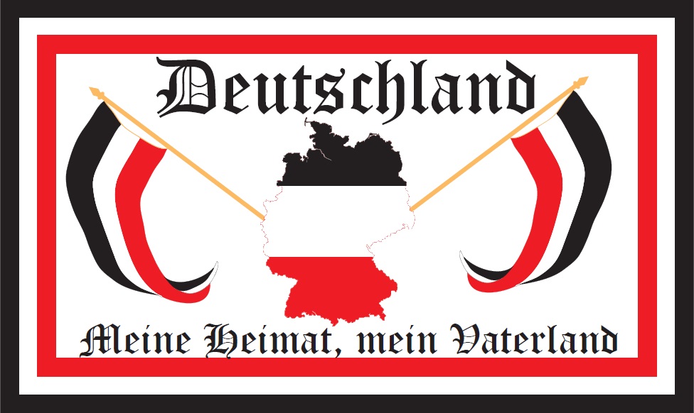 Flagge Deutschland Mein Vaterland Deutsches Reich 90 x 150 cm Fahne 