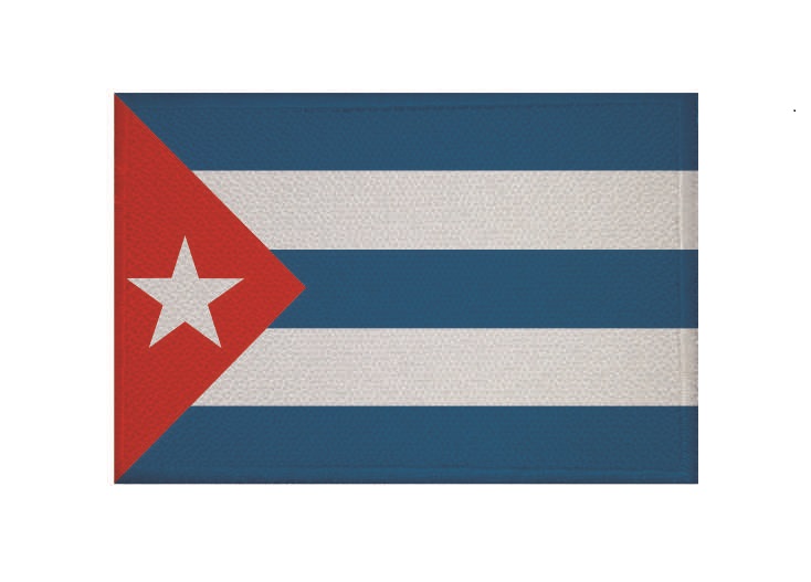 Kuba Cuba Aufnäher Patches Aufbügler 8 x 5,5cm Fahne Flagge 