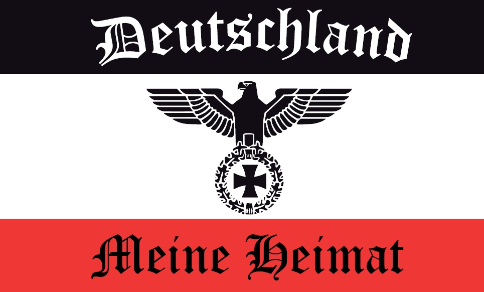 Flagge Fahne Deutschland Meine Heimat Deutsches Reich Hissflagge 90 x 150 cm 