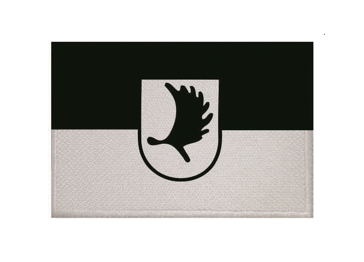 Aufnäher Main Kinzig Kreis Fahne Flagge Aufbügler Patch 9 x 6 cm 